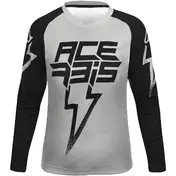 J-KID BLIZZARD Children's Enduro Motocross Jersey Gray Black