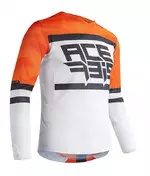 Moto Cross Enduro Jersey Acerbis Vented Helios Orange White