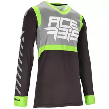 Acerbis X-Five Cross Enduro Motorcycle Jersey Black Green