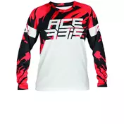 Acerbis MX-J KID FOUR MTB Child Motorcycle Jersey White Red