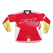Knitted Moto Cross Enduro Racing X24 FM Force Red Yellow