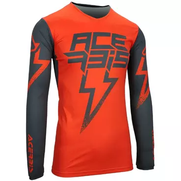 ACERBIS X-FLEX BLIZZARD Motocross Enduro Jersey Orange Grey
