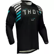 Thor LAUNCHMODE ZONE Moto Cross Jersey Black White