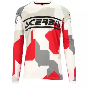 ACERBIS MX LINEAR SUMBAWA Enduro Motocross Jersey White Grey