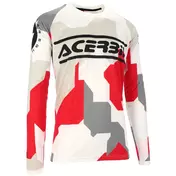 ACERBIS MX LINEAR SUMBAWA Enduro Motocross Jersey White Grey