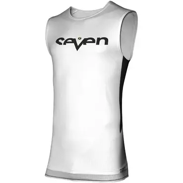 Seven Mx ZERO STAPLE Moto Cross Enduro Sleeveless Jersey White