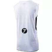 Seven Mx ZERO STAPLE Moto Cross Enduro Sleeveless Jersey White
