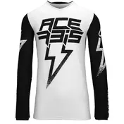 ACERBIS X-FLEX BLIZZARD Motocross Enduro Jersey White Black