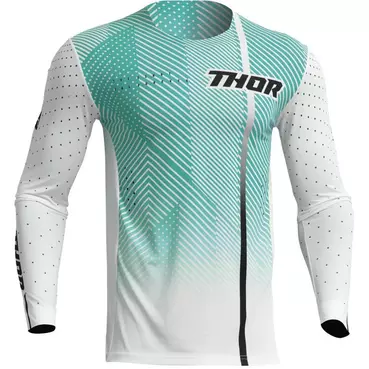 Moto Cross Enduro thor Prime Tech White Blue Jersey