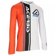 ACERBIS MX J-TRACK Connection Motocross Enduro Jersey White Orange