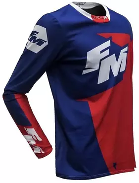 Cross Enduro Moto Racing Jersey X26 EXAGON 006 Red Blue