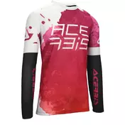 ACERBIS J-WINDY VENT WATERMARK Motocross Enduro Jersey Purple White