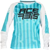 Acerbis MX-J WINDY FIVE VENTED Kid's MTB Motorcycle Jersey Green White