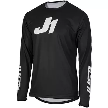 Moto Cross Enduro Jersey Just1 J-ESSENTIAL SOLID Black