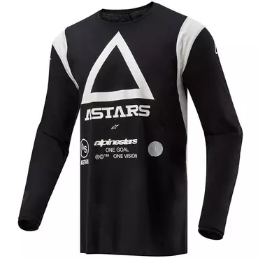 Alpinestars TECHDURA Black Off-Road Enduro Motorcycle Jersey