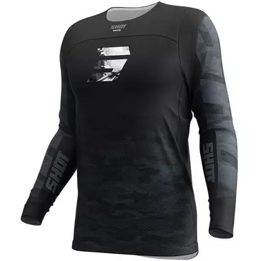Moto Cross Enduro Shot CONTACT TACTIC Black Jersey