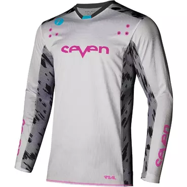 SEVEN MX RIVAL 25.1 CLASH White Grey Motocross Jersey
