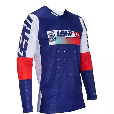 Leatt JERSEY MOTO 4.5 LITE Blue Moto Cross Jersey