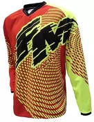Cross Enduro Moto Racing Jersey X26 POWER 001 Red Yellow Fluo