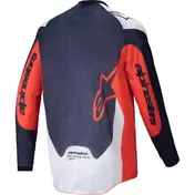 Alpinestars PRO-DURA Navy Hot Orange White Cross Enduro Jersey