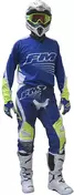 Knitted Moto Cross Enduro Racing X24 FM Force Blue Yellow Fluo