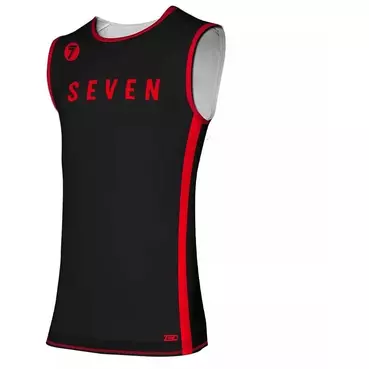 SEVEN MX ZERO INSTITUTION Black Motocross Tank Top