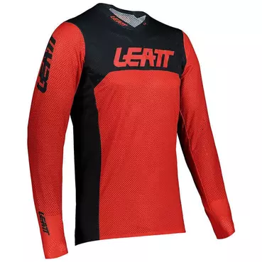 Leatt 5.5 UltraWeld Red Cross Enduro Motorcycle Jersey