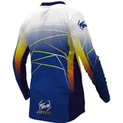 Moto Cross Fm Racing ASTER-Y Jersey White Navy Yellow