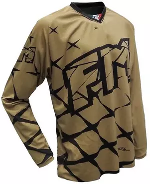 Cross Enduro Moto Racing Jersey X26 RACE 015 Gold Black