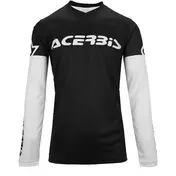 ACERBIS MX J-TRACK INC 2.0 Motocross Enduro Jersey Black White