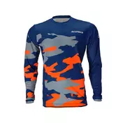Acerbis X-Duro Winter Blue Orange Cross Enduro Motorcycle Jersey