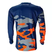 Acerbis X-Duro Winter Blue Orange Cross Enduro Motorcycle Jersey