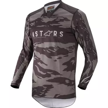 Alpinestars RACER TACTICAL Cross Enduro Motorcycle Jersey Black Gray