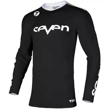 Moto Cross Enduro Jersey Seven Mx RIVAL STAPLE Black
