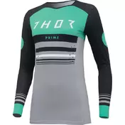 THOR PRIME BLAZE Women's Cross Enduro Motorcycle Jersey Black/Mint