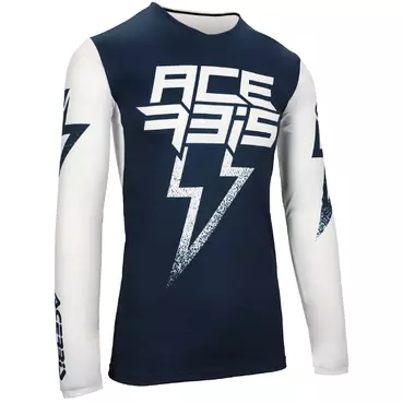 ACERBIS X-FLEX BLIZZARD Motocross Enduro Jersey Blue White