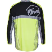 Moto Cross Enduro Jersey Fm Racing X28 FORCE Black Yellow Fluo