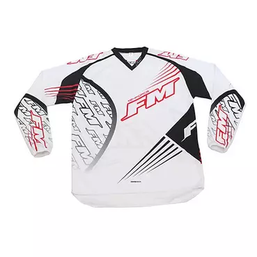 Knitted Moto Cross Enduro Racing X24 FM Force White