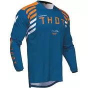 Thor LAUNCHMODE ZONE Moto Cross Jersey Blue Orange