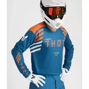 Thor LAUNCHMODE ZONE Moto Cross Jersey Blue Orange