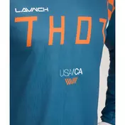 Thor LAUNCHMODE ZONE Moto Cross Jersey Blue Orange
