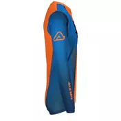 Technical Motorcycle SHIRT In ACERBIS MX J-TRACK SEVEN Orange Blue Fabric