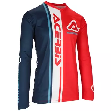 ACERBIS MX J-TRACK Connection Motocross Enduro Jersey Red Blue