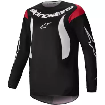 Alpinestars FLUID HAUL Motocross Enduro Jersey Black White