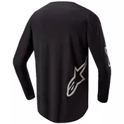 Alpinestars FLUID GRAPHITE Moto Cross Enduro Jersey Silver Black