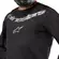 Alpinestars FLUID GRAPHITE Moto Cross Enduro Jersey Silver Black
