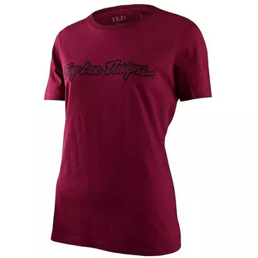 SIGNATURE Women's футболка Troy Lee Designs Red Black
