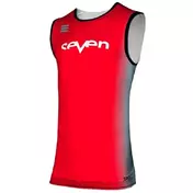 SEVEN MX ZERO DISSOLVE Moto Cross Tank Top Red Fluorescent Blue