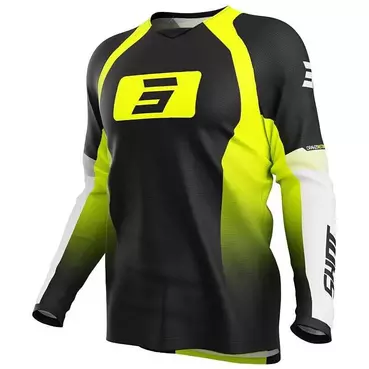 Moto Cross Enduro Jersey Shot DRAW INSTINCT Fluorescent Yellow