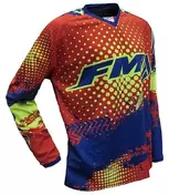 Cross Enduro Moto Racing Jersey X26 FORCE 001 Red Yellow Blue Fluo